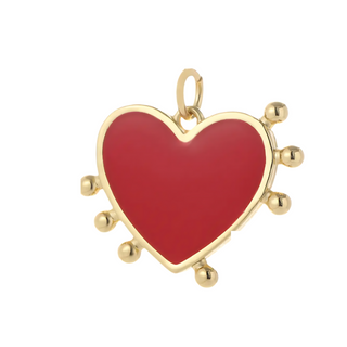 Starburst Heart Charm ~ Deep South Originals