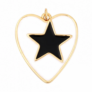 Starry Heart Charm ~ Deep South Originals