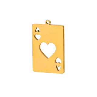 Ace of Hearts Charm ~ Deep South Originals