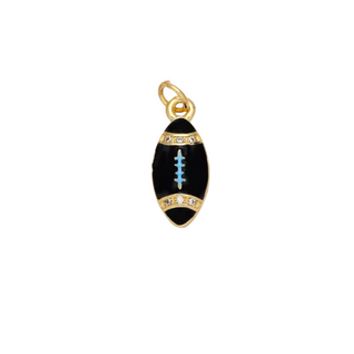 Football Charm ~ Black ~  Deep South Originals