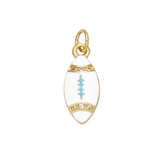 Football Charm ~ White ~  Deep South Originals