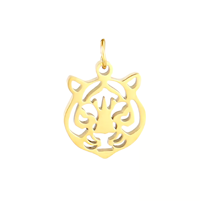 Tiger Charm-Gold ~ 18k Gold Filled