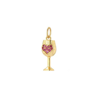 Wine Glass Charm ~ Deep South Originals