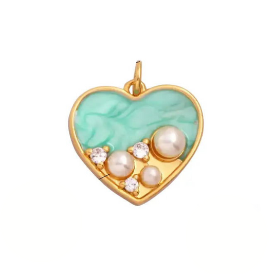 Ocean Charm ~ 18k Gold Filled Charm