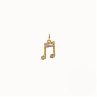 Melody Sparkle Note Charm  ~ Deep South Originals