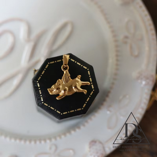 When Pigs Fly ~ 18k Stainless Steel -  - 
